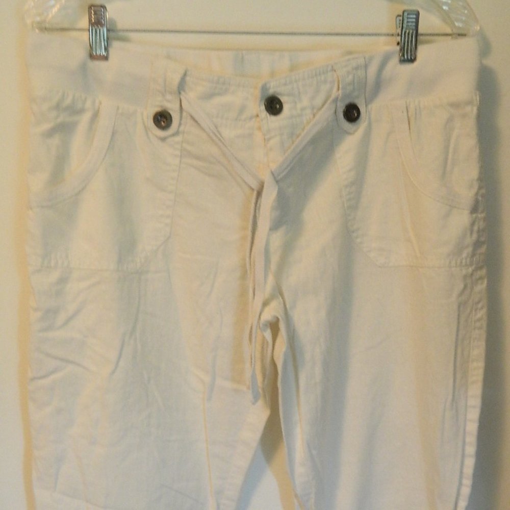White Linen Pants